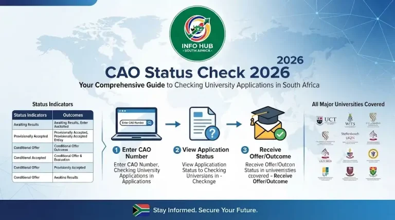 CAO Status Check 2026: Check Your Application Status in South Africa