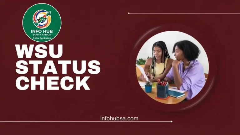 WSU Status Check 2026 – How to Track Your Application status in South Africa