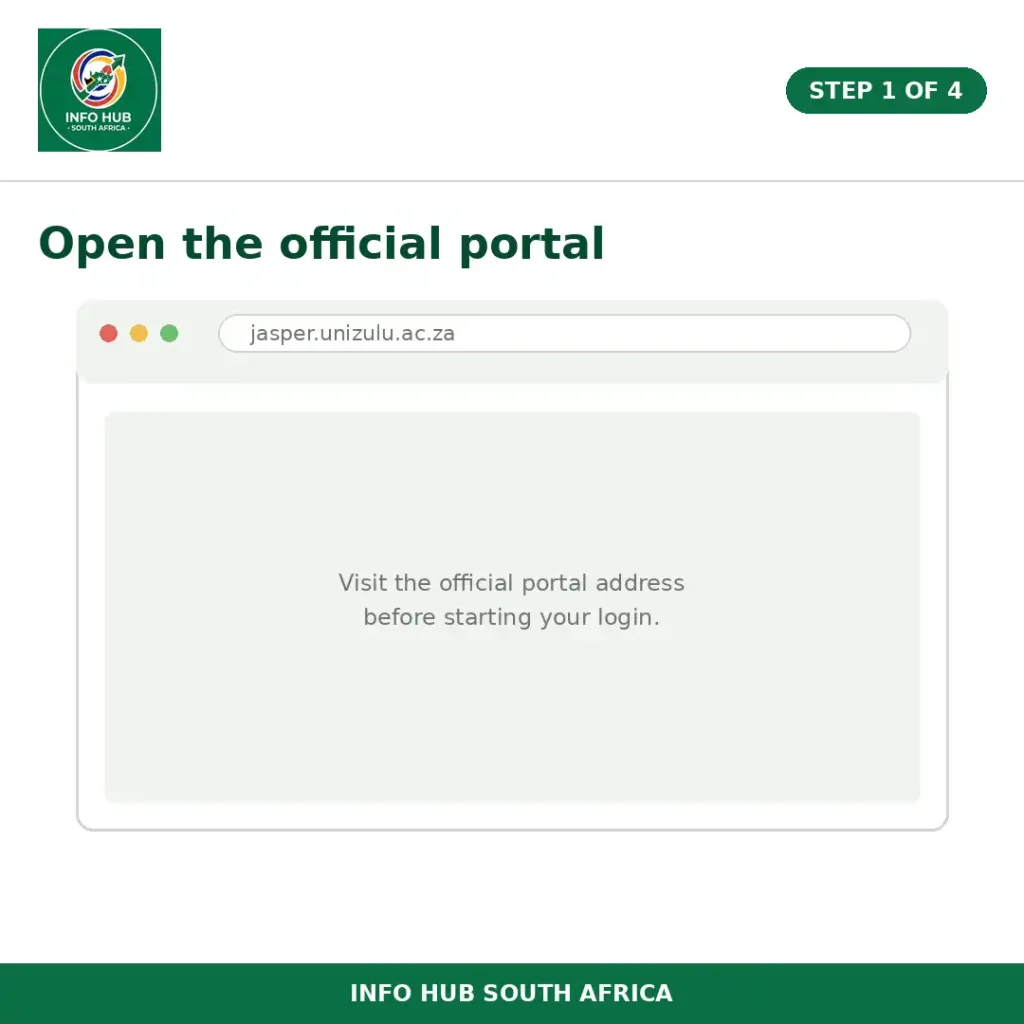 UNIZULU ITS iEnabler official student portal login page