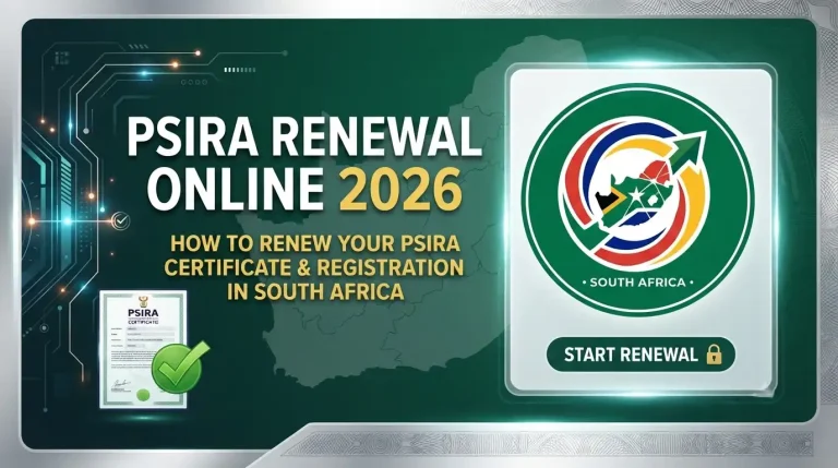 PSIRA Renewal Online 2026: How to Renew Your PSIRA Certificate & Registration in South Africa