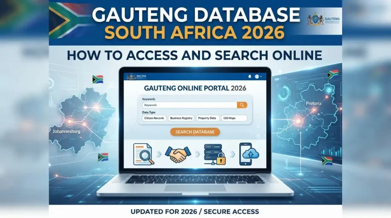 Gauteng Database South Africa 2026 How to Access and Search Online