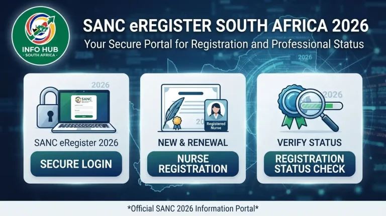 SANC eRegister South Africa 2026 Login, Registration & Status Check