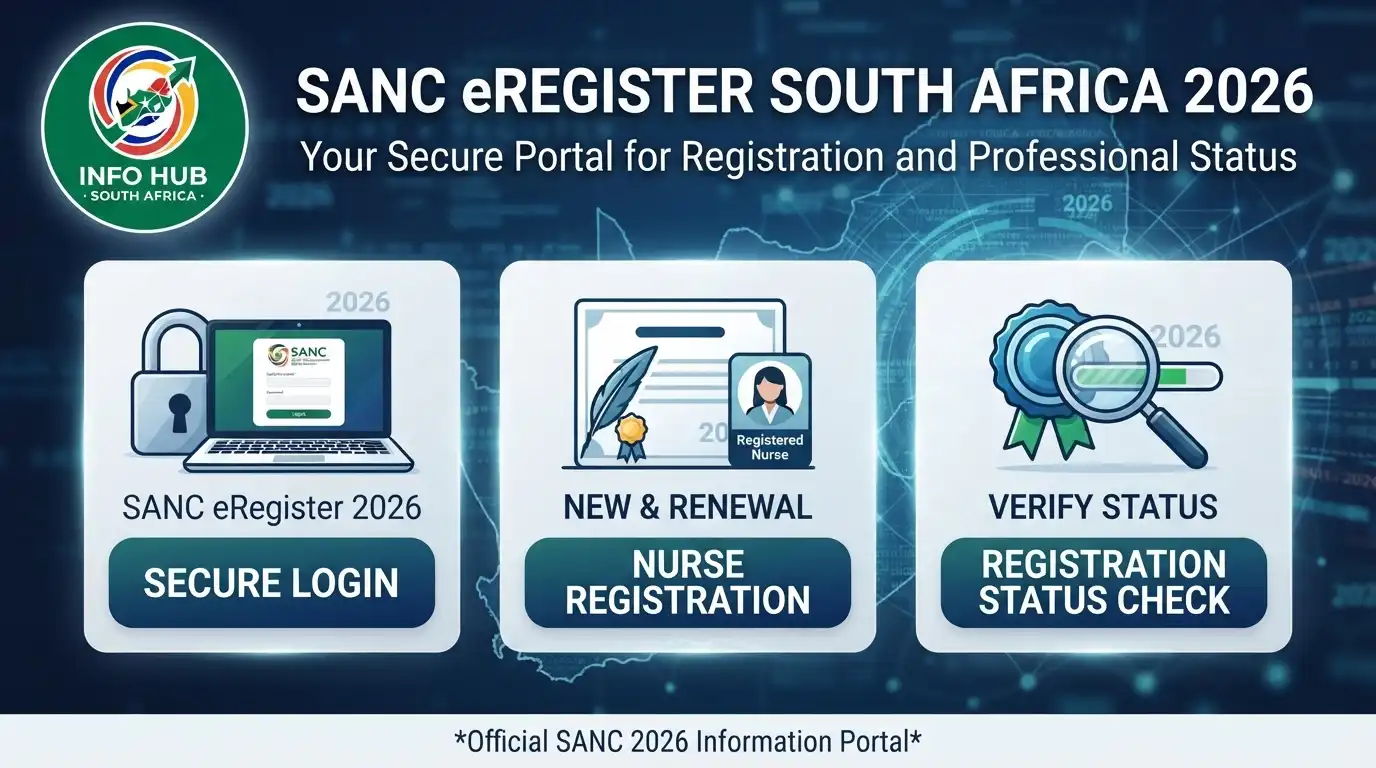 SANC eRegister South Africa 2026 Login, Registration & Status Check
