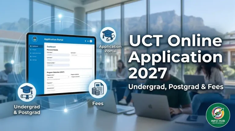UCT Online Application 2027 Undergrad, Postgrad & Fees