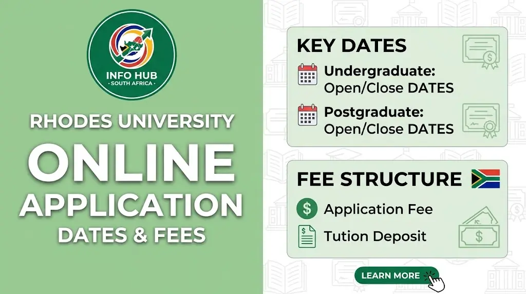 Rhodes University Online Application 2027 Dates & Fees